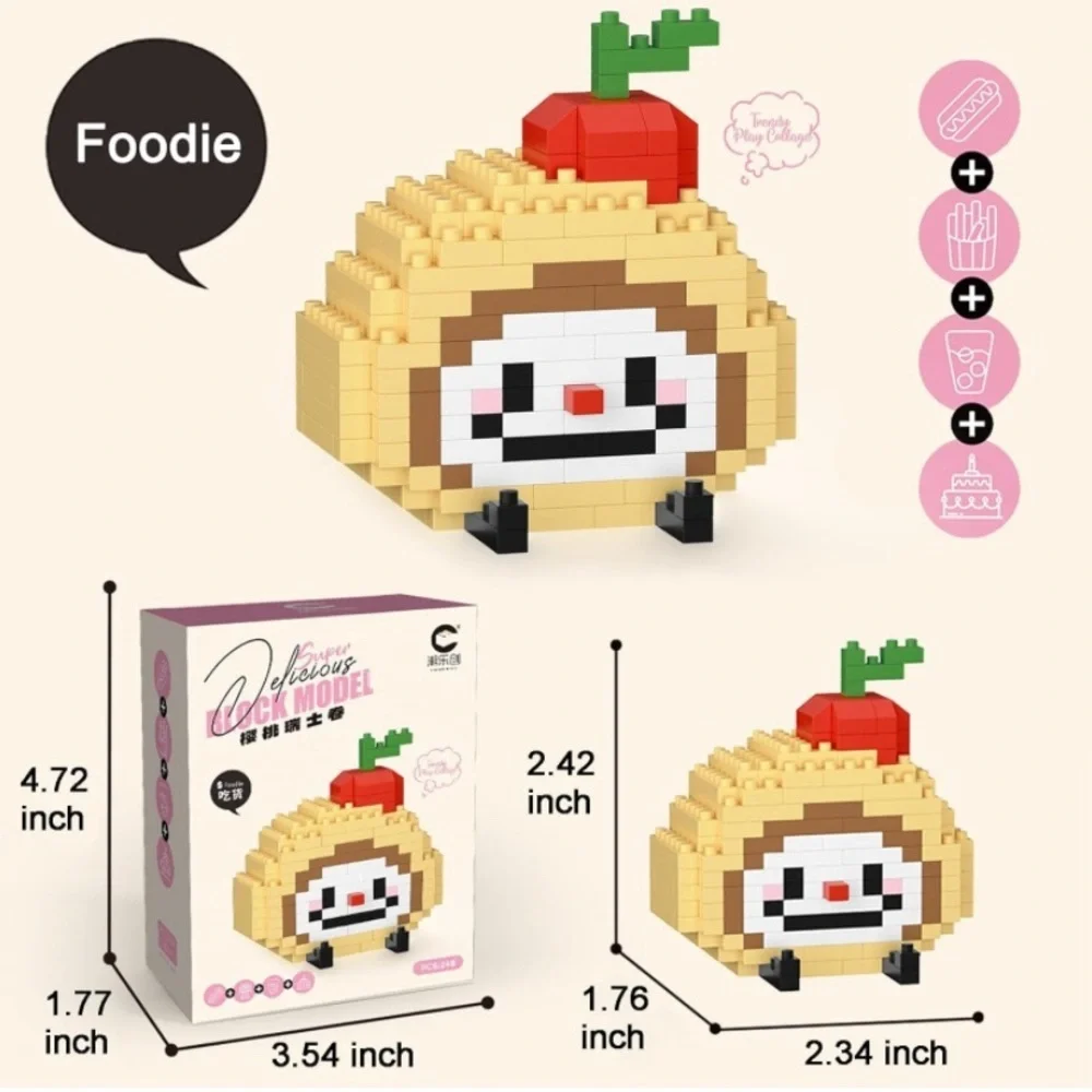 Super Delicious Block Model - Swiss Roll- NWT measurement in pic collect em all